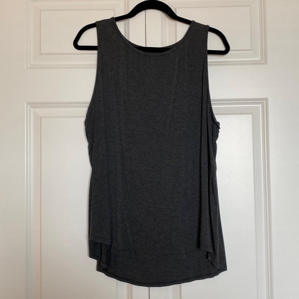 Maurices Grey Tank Top Size 1x (16W/18W)